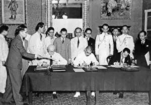 Disputes: Signing of a border agreement, 1941