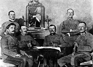Contract: Signing of the capitualtion contract in Cetinje, 1916