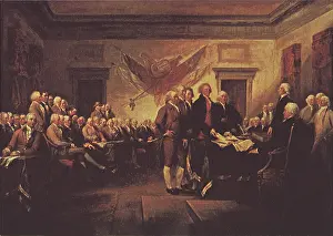 Trumbull: Signing of Declaration 1786