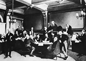 Diplomats: Signing of the first Geneva Convention, 1864