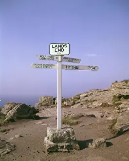 Groats: Signpost at Land's End, Cornwall