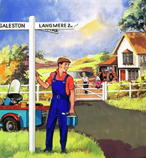 Signpost painter