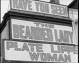 Freak: Signs at a Seaside Show HAVE YOU SEEN THE