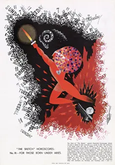 Erte: Signs of the Zodiac by Erte - Aries