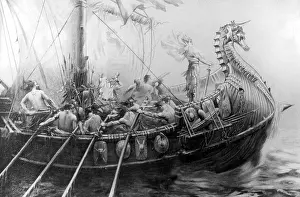 Sigurd's arrival in Iceland
