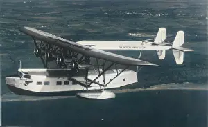 Sikorsky S-40 of Pan Am (forward view) aloft