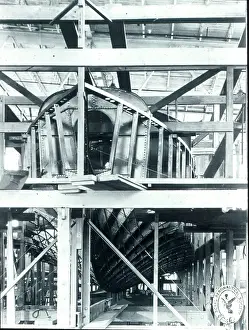 Fuselage: Sikorsky S40 fuselage during construction