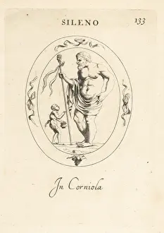 Corniola: Sileno. In corniola