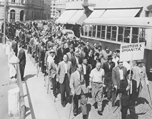 Bolzano: Silent march in Bolzano 1955