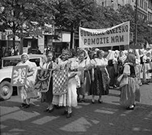 Silesians: Silesians - folk - Prague