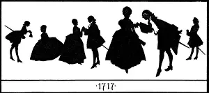 Refined: Silhouette of an 18th century dance