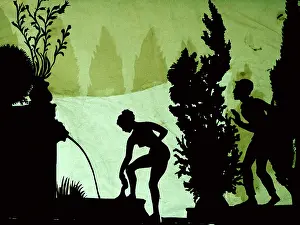 Peeps: Silhouette Animation still - Bathing girl