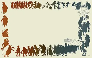 Congregation: Silhouette border