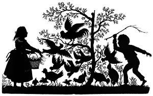 Alarms: Silhouette - Children and Birds