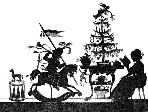 Tabletop: Silhouette - Children and Birds