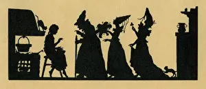 Silhouette. Cinderella