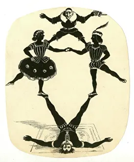 Acrobat: Silhouette, Circus Acrobats