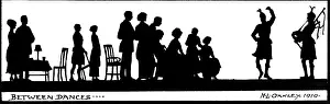 Bagpiper: Silhouette, Between Dances