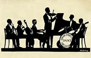 Dowell: Silhouette of Edgar Dowell's Dance Orchestra