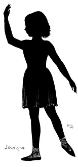 Jocelyne: Silhouette of girl in dance pose