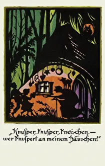 Nibbling: Silhouette. Hansel & Gretel