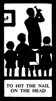 Proverb: Silhouette, To Hit the Nail on the Head