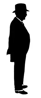 Bellied: Silhouette of a man