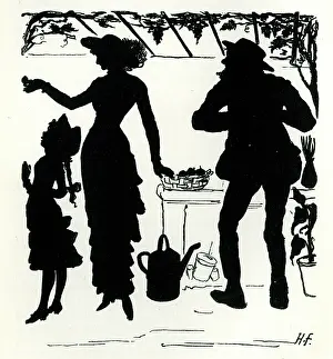 Offer: Silhouette, Offering a Peach in the Hothouse