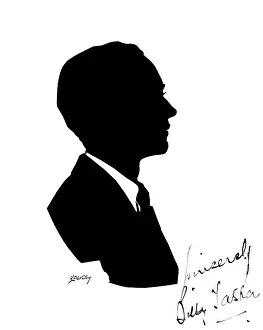 Tasker: Silhouette portrait of Billy Tasker, actor