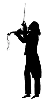 Niccolo: Silhouette portrait of Paganini