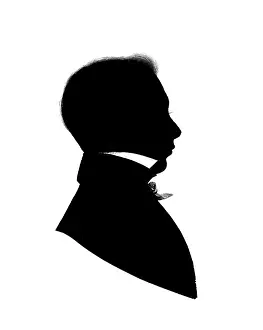 Salop: Silhouette portrait of Robert Brazenor Oakley