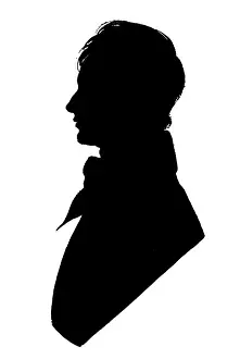 Bysshe: Silhouette portrait of Shelley
