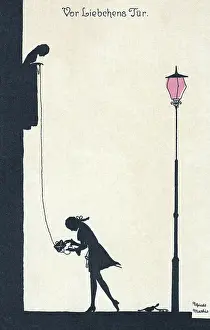 Elfriede: Silhouette - Postcard Design
