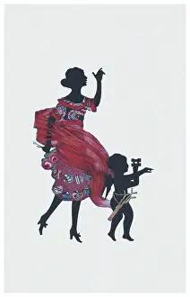 Silken: Silhouette - Postcard Design