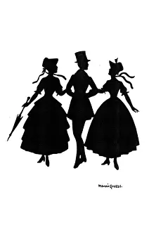 Grosze: Silhouette - Postcard Design