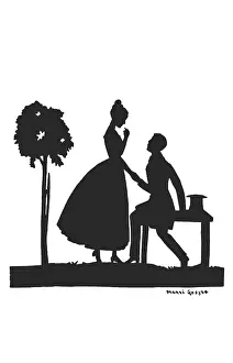 Grosze: Silhouette - Postcard Design
