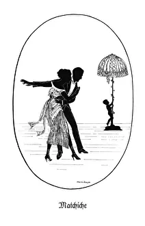Grosze: Silhouette - Postcard Design