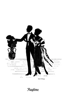Grosze: Silhouette - Postcard Design