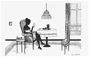 Manni: Silhouette - Postcard Design