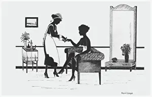 Manicured: Silhouette - Postcard Design