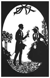 Manni: Silhouette - Postcard Design