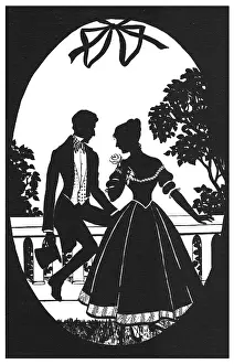 Manni: Silhouette - Postcard Design