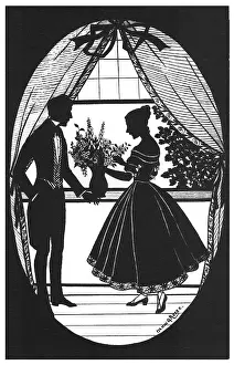 Arranges: Silhouette - Postcard Design
