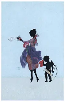 Silken: Silhouette - Postcard Design