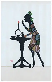 Silken: Silhouette - Postcard Design