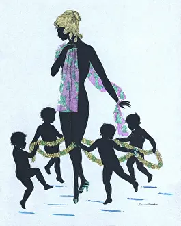 Manni: Silhouette - Postcard Design