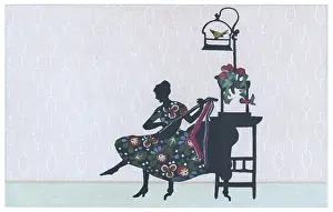 Manni: Silhouette - Postcard Design