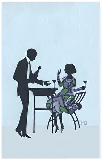 Manni: Silhouette - Postcard Design