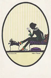 Manni: Silhouette - Postcard Design