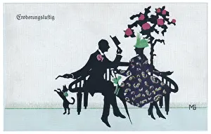 Manni: Silhouette - Postcard Design